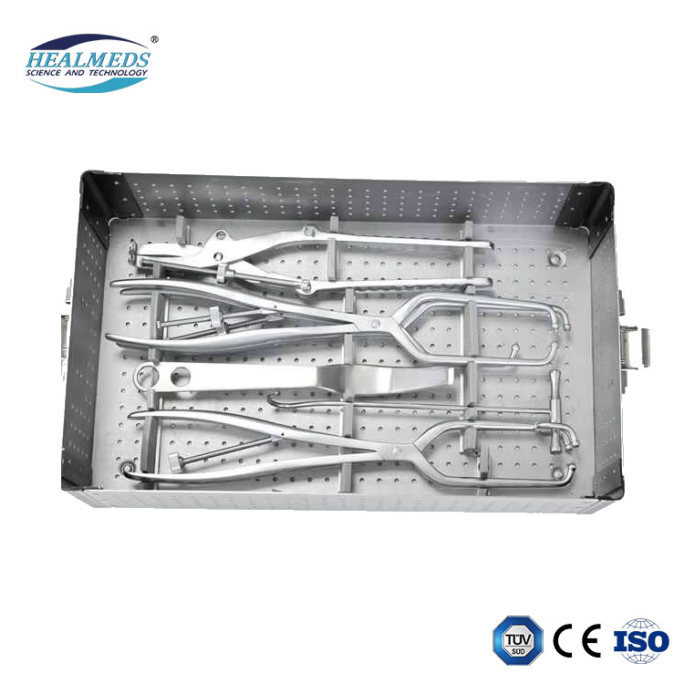 Comprehensive Hip Replacement Instrument Set Orthopaedic Bone Surgery Retractors and Hip Arthroplasty Precision Hand Tools