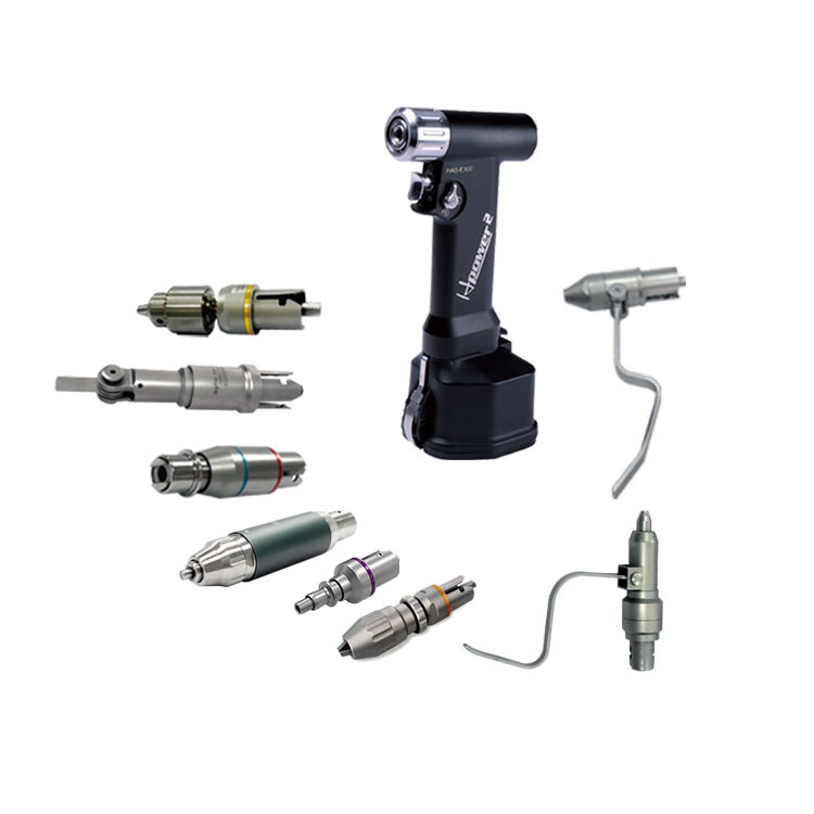 Healmeds Orthopedic Surgical Instruments Mini Multi Functional Drill With Adapters for Trauma Orthopedic