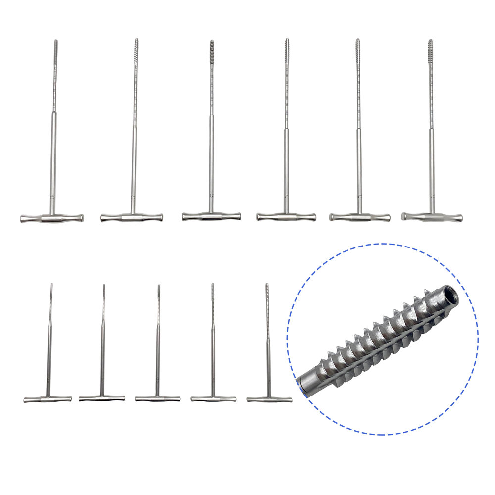 T Type Tap Stainless Steel Cortical Cancellous Locking Bone Screw Taps Orthopedic Instruments