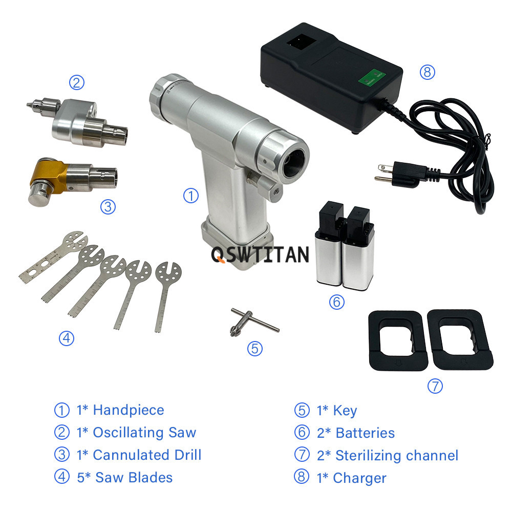 Multifunctional Bone Saw Drill Mini Oscillating Saw Electric Cannulated Drill Orthopedic Power Tools Surgical Instruments