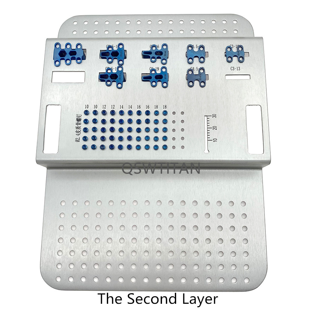 Animal Tibial Surgery Veterinary Orthopedic Surgical TTA Rapid Cage With Screws Cruciate Rupture Recovery Instrument Set