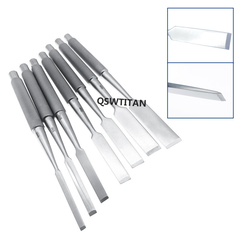 Bone Osteotomes Bone Blades 6mm 8mm 10mm 12mm 16mm Stainless Steel Cutting Tool Veterinary Orthopedics Instruments