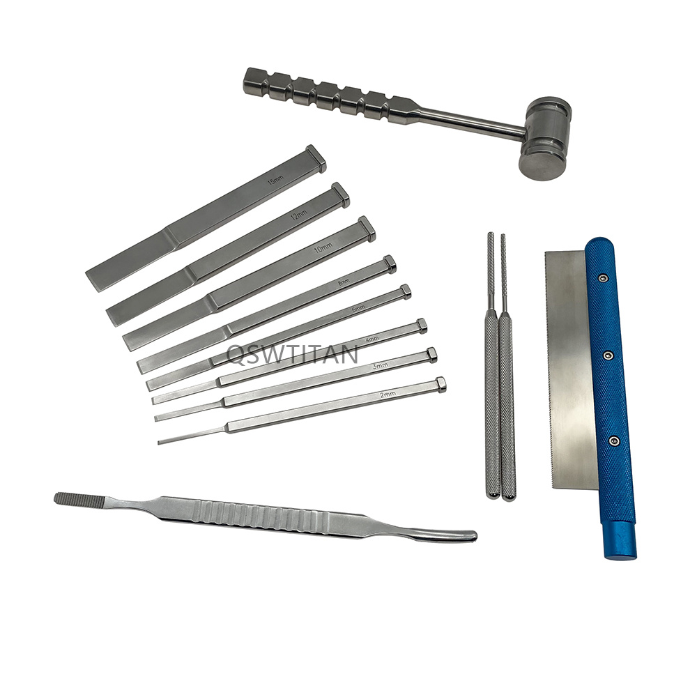 Trochlea Rectangular Sulcoplasty Small Animal Surgical Instruments Kit