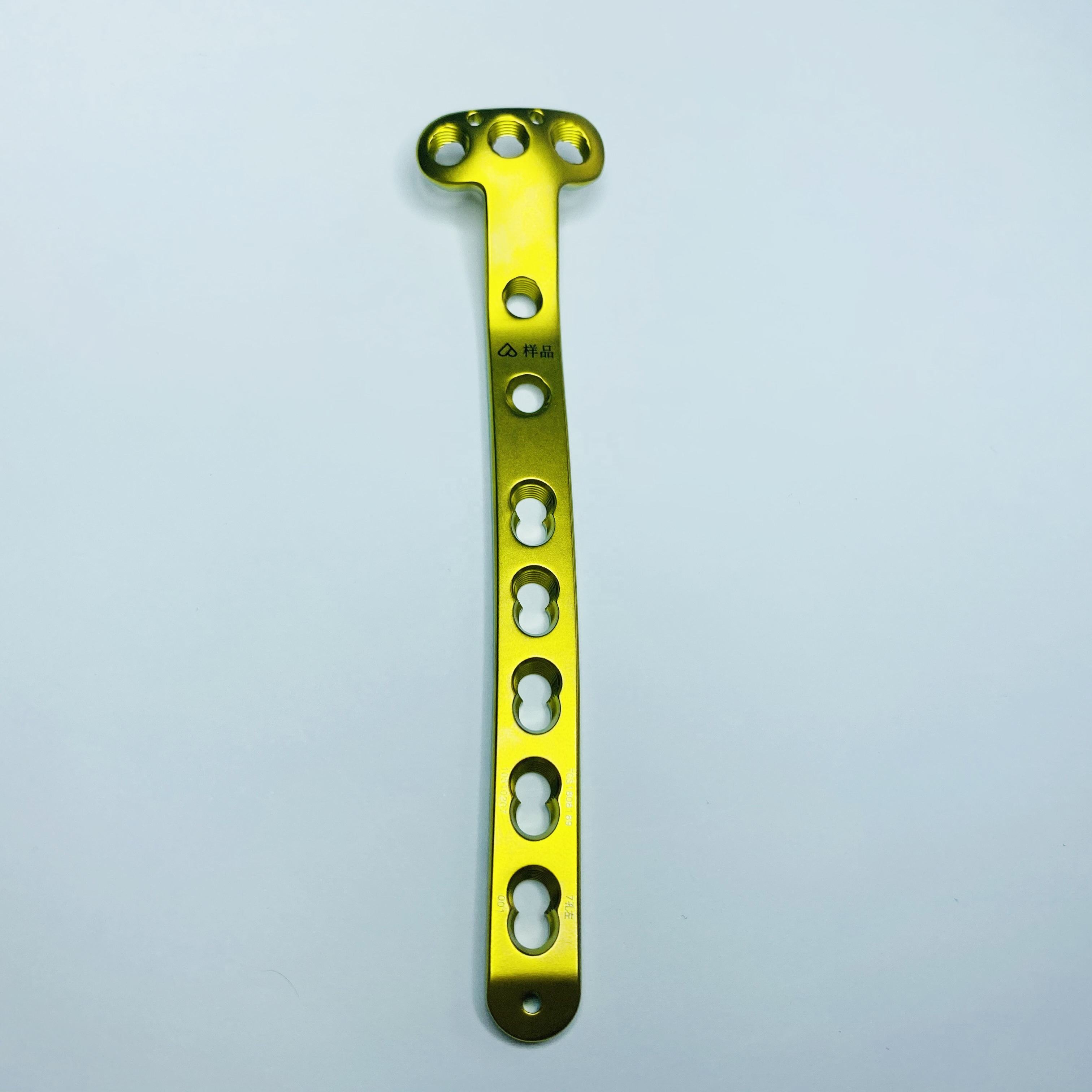 Orthopedic Trauma Titanium Locking Plate for Medial Tibia Proximal Compression Locking Plate for Hospital Use