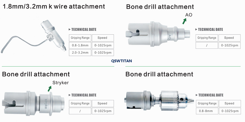 Multifunctional Electric Drill Orthopedic Drill