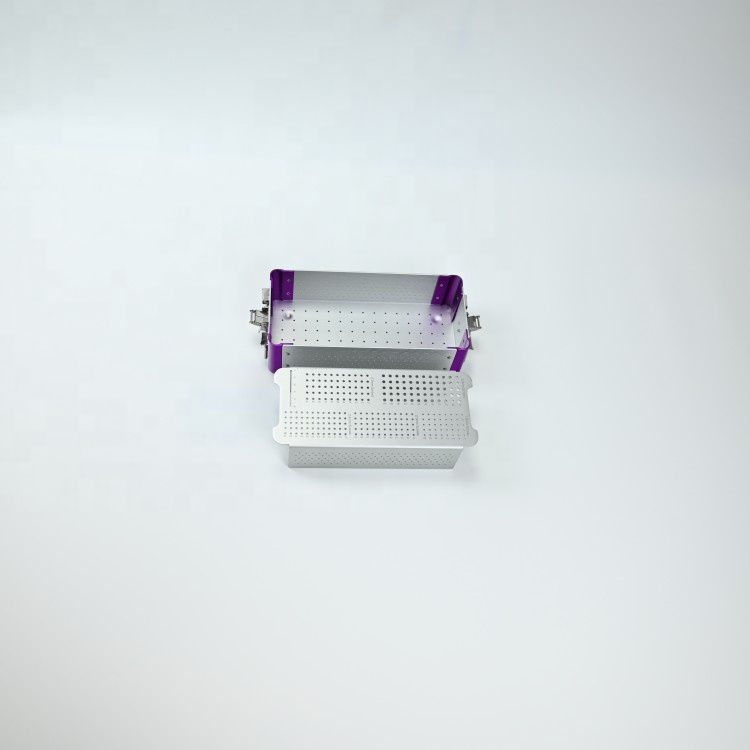 Aluminum Alloy Sterilization Implant Orthopedic 2.7 Empty Bone Surgical Instruments Case Screw Box