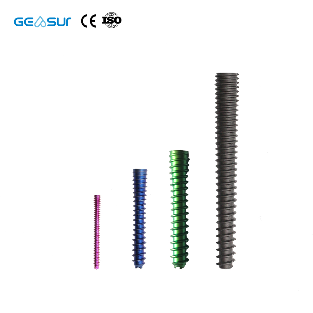 Geasure Titanium Cannulated Compression Screw System-CE & ISO 13485 Certified Class III Hospital Orthopedic Implant