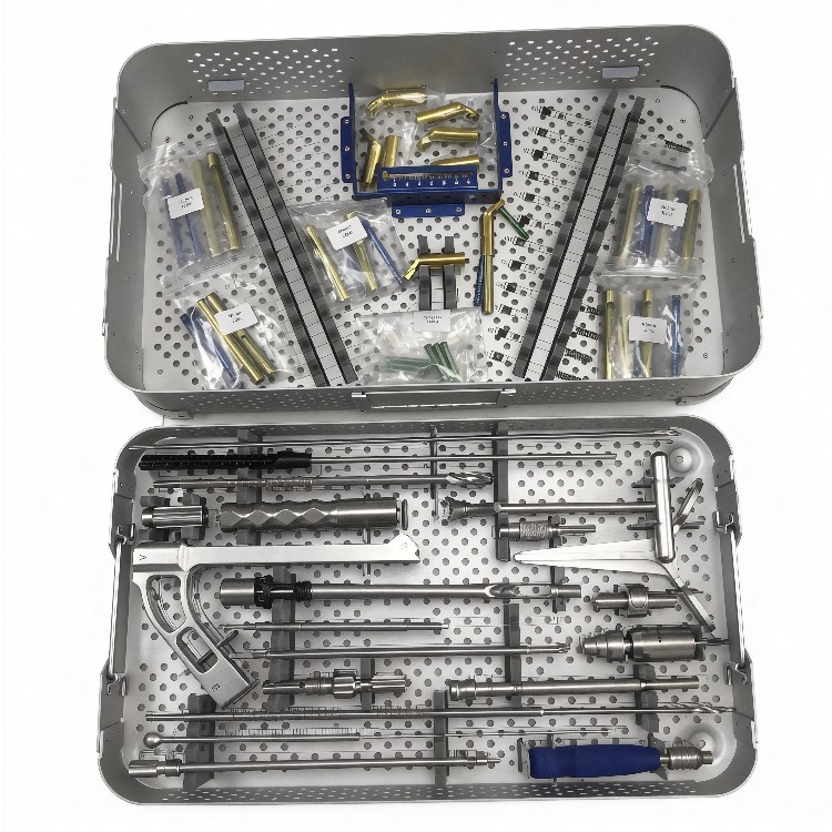 Orthopedic Surgical Instruments FNS Orthopedic Instrument Set High-Quality FNS Implant Instrument Set for Orthopedic Surgery
