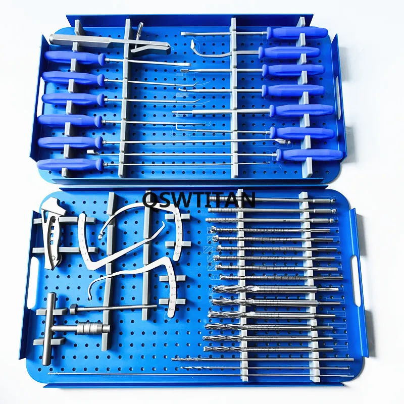 Surgical Instrument Set ACL/pcl Reconstruction Arthroscopy Instruments for Knee C-Type Drill Guide Sight Instruments Kit