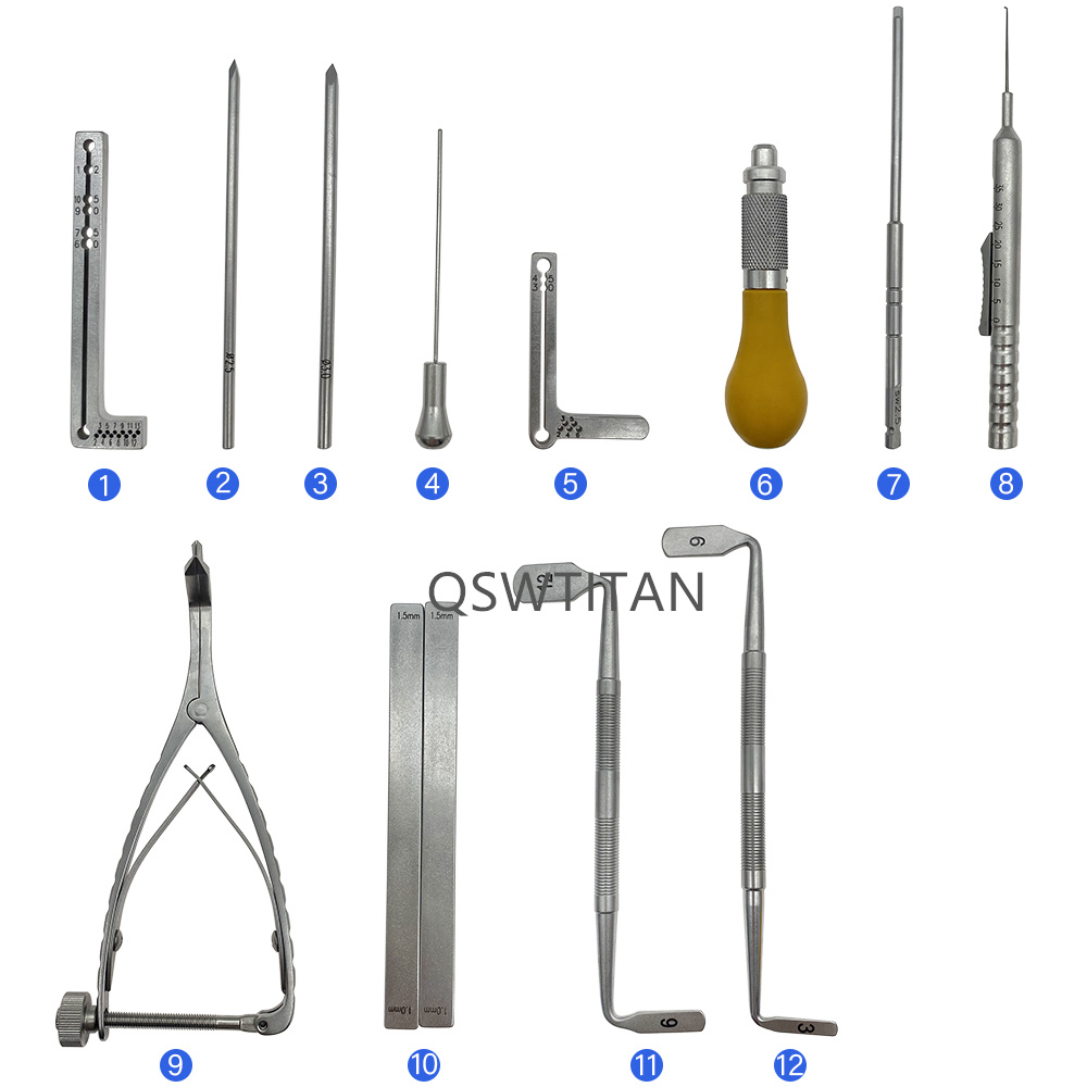 Animal Tibial Surgery Veterinary Orthopedic Surgical TTA Rapid Cage With Screws Cruciate Rupture Recovery Instrument Set