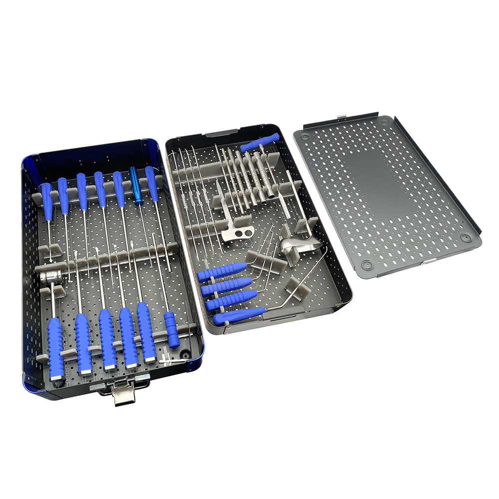 Stainless Steel Spinal UBE Spine Instruments Set with case