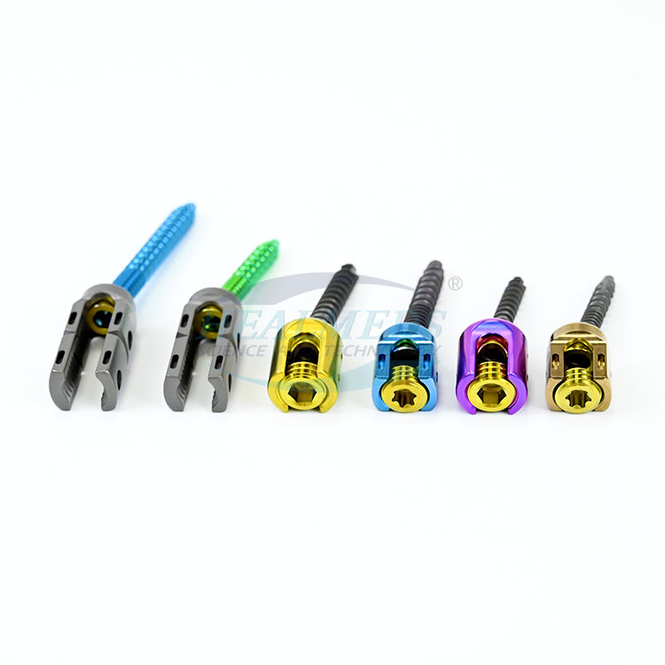 Factory Price 5.5mm Pedicle Screws Spinal Fixation System Titanium Orthopedic Spine Implants for Posterior Fixation