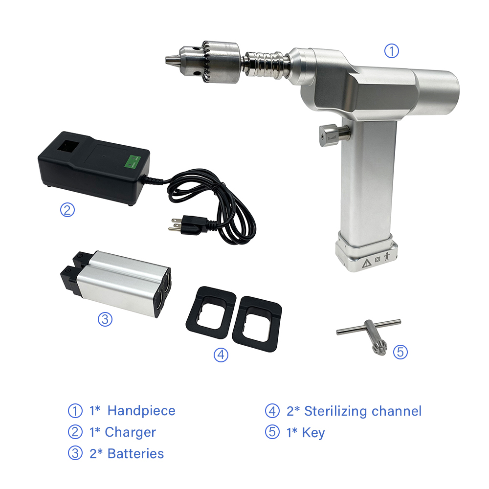 Orthopedic Electric Bone Cannulated Drill for Trauma Surgery Power Tools Orthopedic Pet Instruments