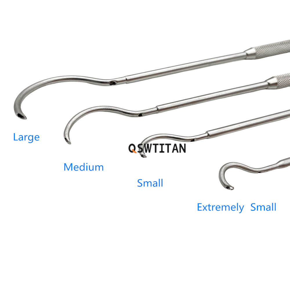 Stainless Steel Wire Threading Device Small Pet Wire Passers Orthopedic Trauma Surgery Instrument Autoclaveable