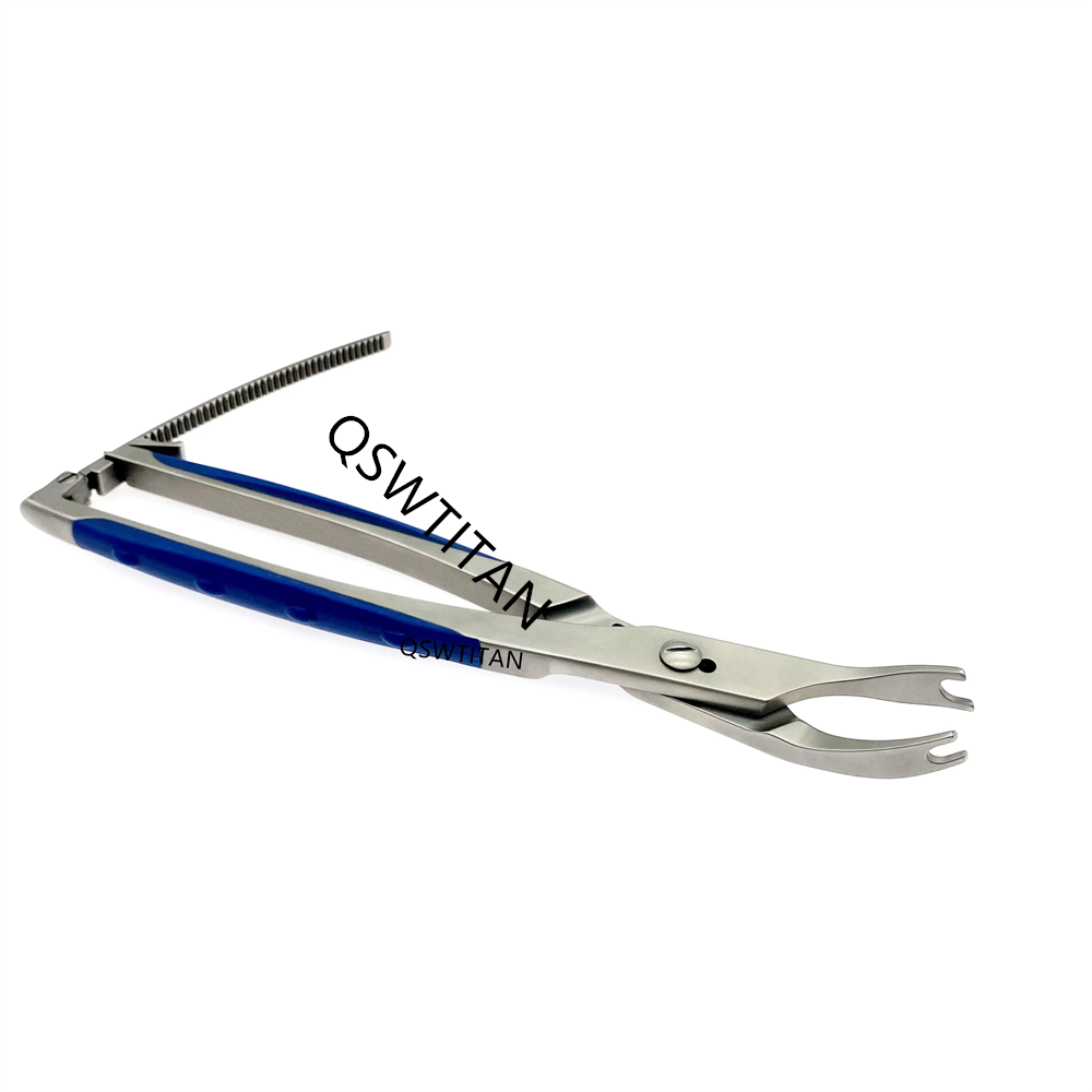 Stainless Steel Compression Forceps Silicone Handle Spinal Orthopedics Surgical Instruments