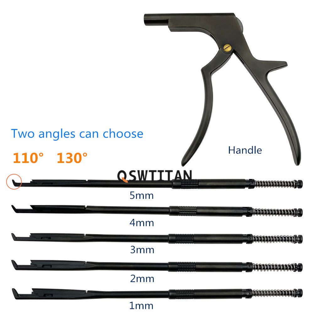 Rotating Kerrison Rongeur Set Veterinary Orthopedic Instruments Spinal Neuro Surgical Instruments