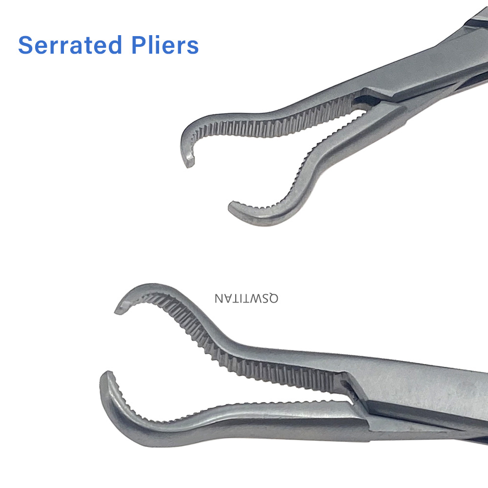 Small Serrated Bone Holding Forceps Mini Serrated Orthopedic Clamp Small Bone Forceps Orthopedics Instruments