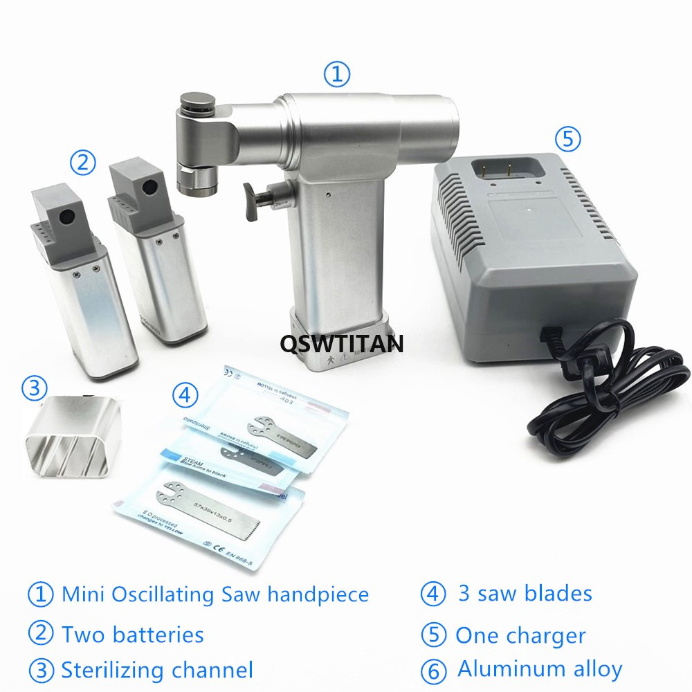 Micro Orthopedic Surgical Oscillating Saw Small Bone Electric Saw Mini Band Saw Autoclaving Veterinary Pet Surgery Saw