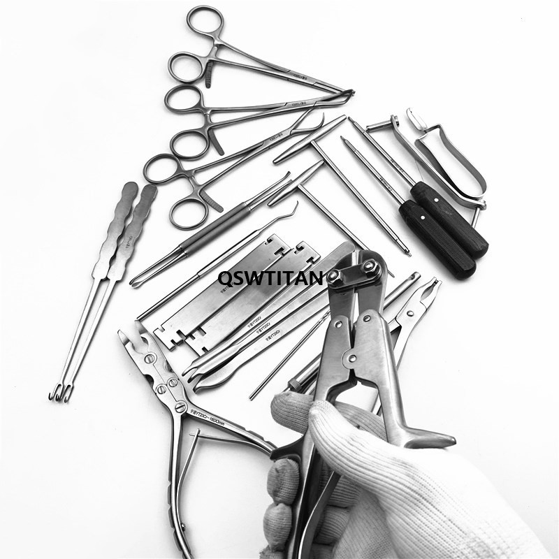 Mini Fragment Instrument Kit Small Fracture Installation Set Small Fragment Instrument Set Veterinary Orthopedic Instruments