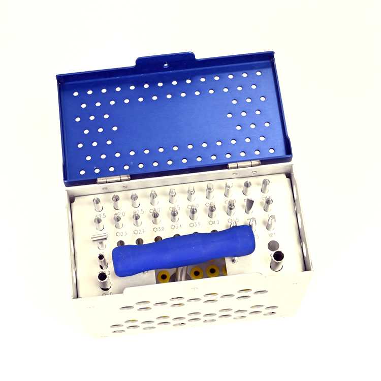 Medical Surgical Surgucal Implant Removal Instrument Set Med Bolt Osteotome Tool Kit Broken Screw Remover of Orthopedic with Box
