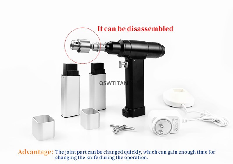 Bone Drill for Trauma Electric Drill Surgery Orthopedic Surgical Instrument with Cloth Case