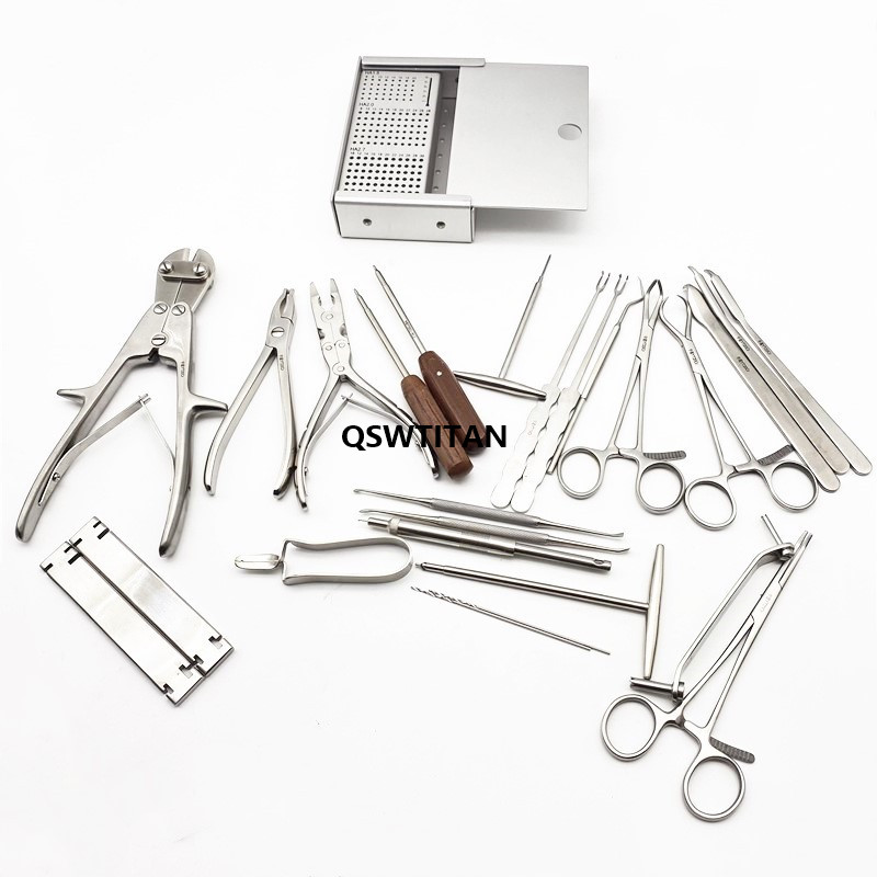 Mini Fragment Instrument Kit Small Fracture Installation Set Small Fragment Instrument Set Veterinary Orthopedic Instruments