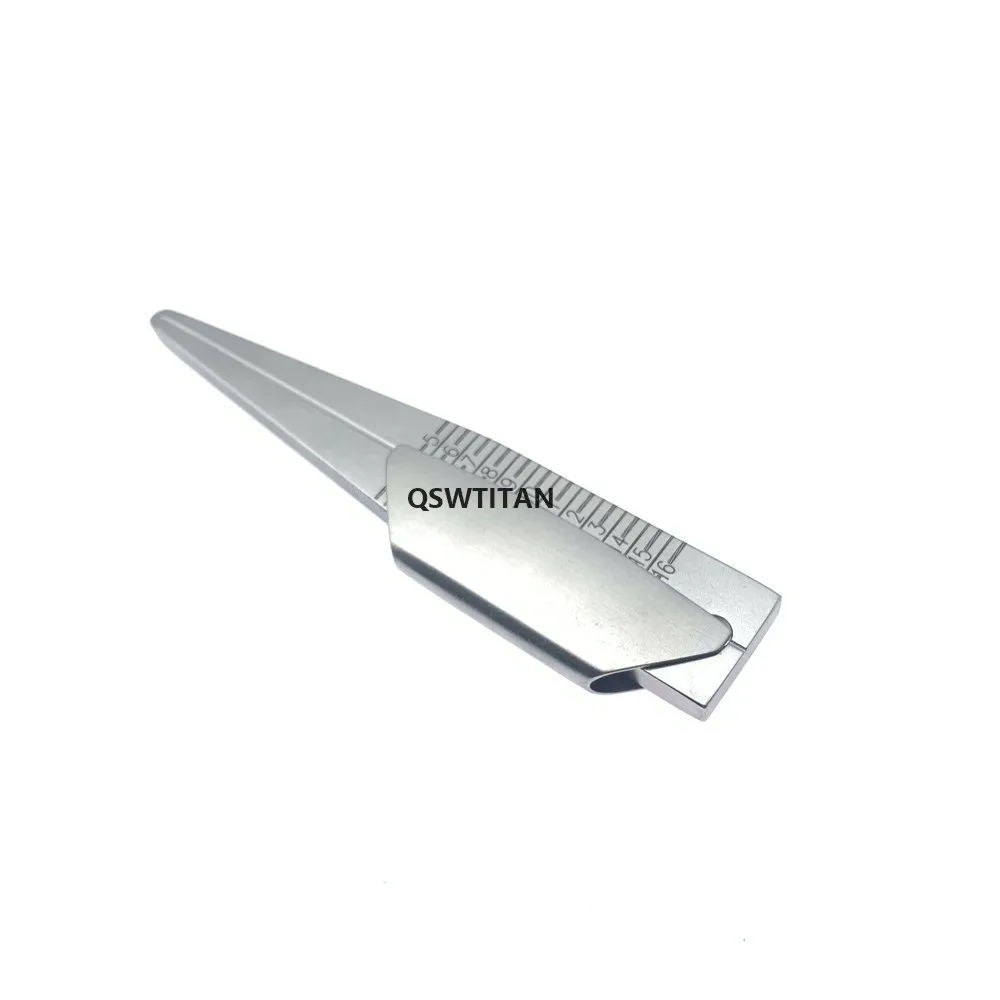 Tibial Depth Gauge Ruler Stainless Steel Orthopedic Tibial Depth Gauge Surgical Instruments