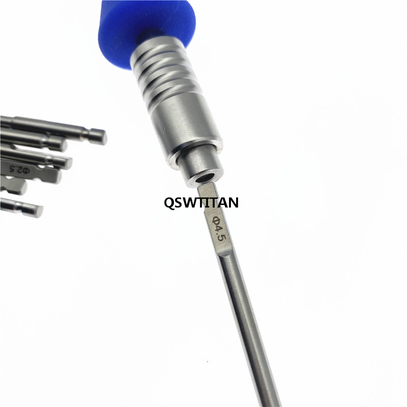 Orthopedic AO Bone Drill Bits AO Quick Coupling Handle Bone Drills 10PCS/Set Veterinary Orthopedic Surgical Instrument