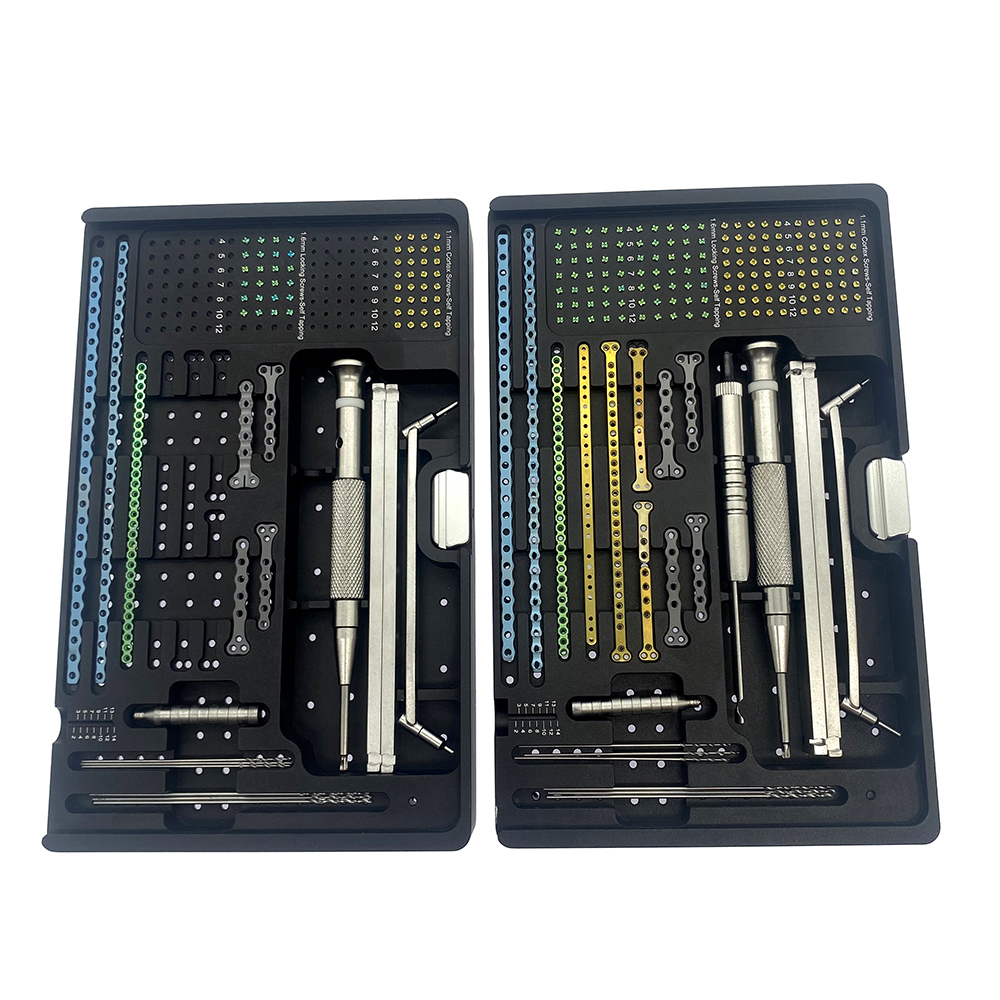 ALPS Mini Titanium Locking Plate System Kit 1.1  1.6mm Small Pet Orthopedic Surgical Instruments