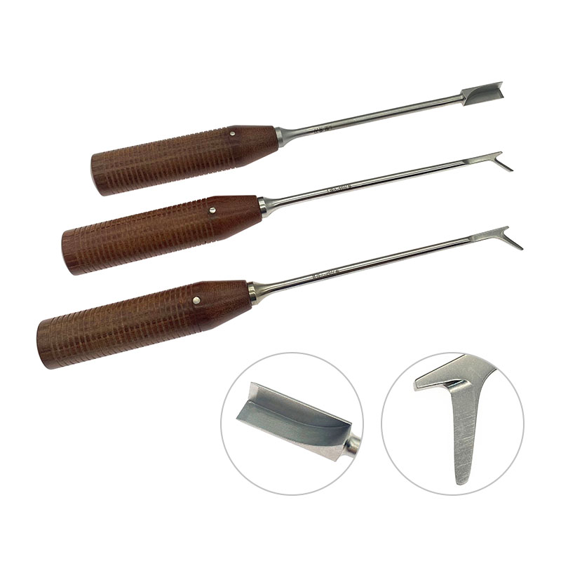 Bone Osteotomes L Y With Wooden Handle Veterinary Orthopedics Bone Knife Surgical Instruments