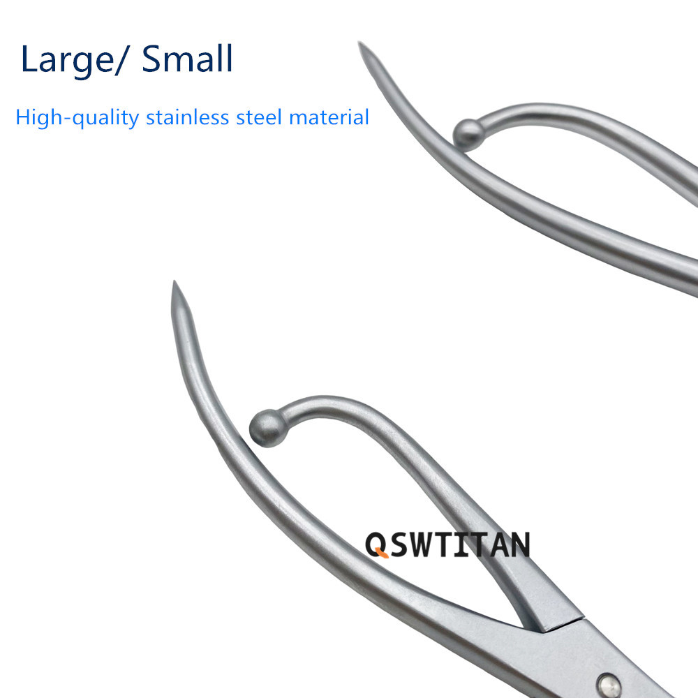 QSWTITAN Ankle Joint Reduction Forceps Stainless Steel Orthopedic Instrument Long Short Leg Autoclaveable
