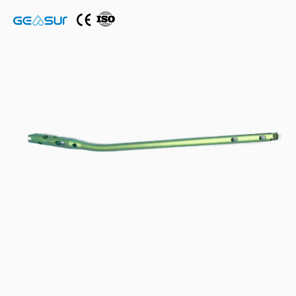 Geasure Expert Tibial Intramedullary Nail System-Titanium Class III Orthopedic Tibia Interlocking Implant 1 Year Warranty for