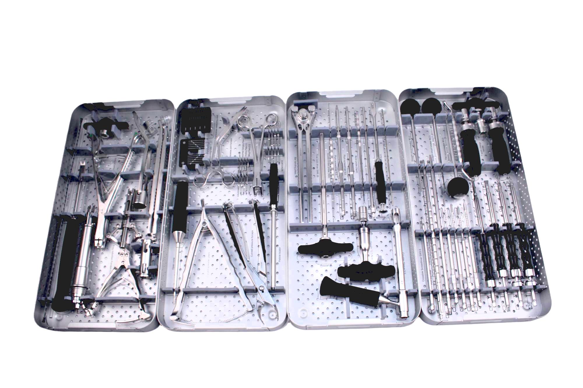 Geasure Surgical Instruments Set Stainless Steel 5.5mm Pedicle Screw Spine Instrument Set for Spinal Implant