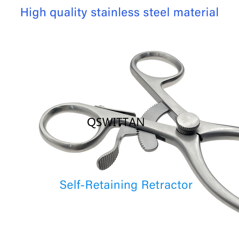 Weitlaner Retractor Stainless Steel 2 Claws Bone Retractor Self-Retaining for Pet Orthopedic Instrument