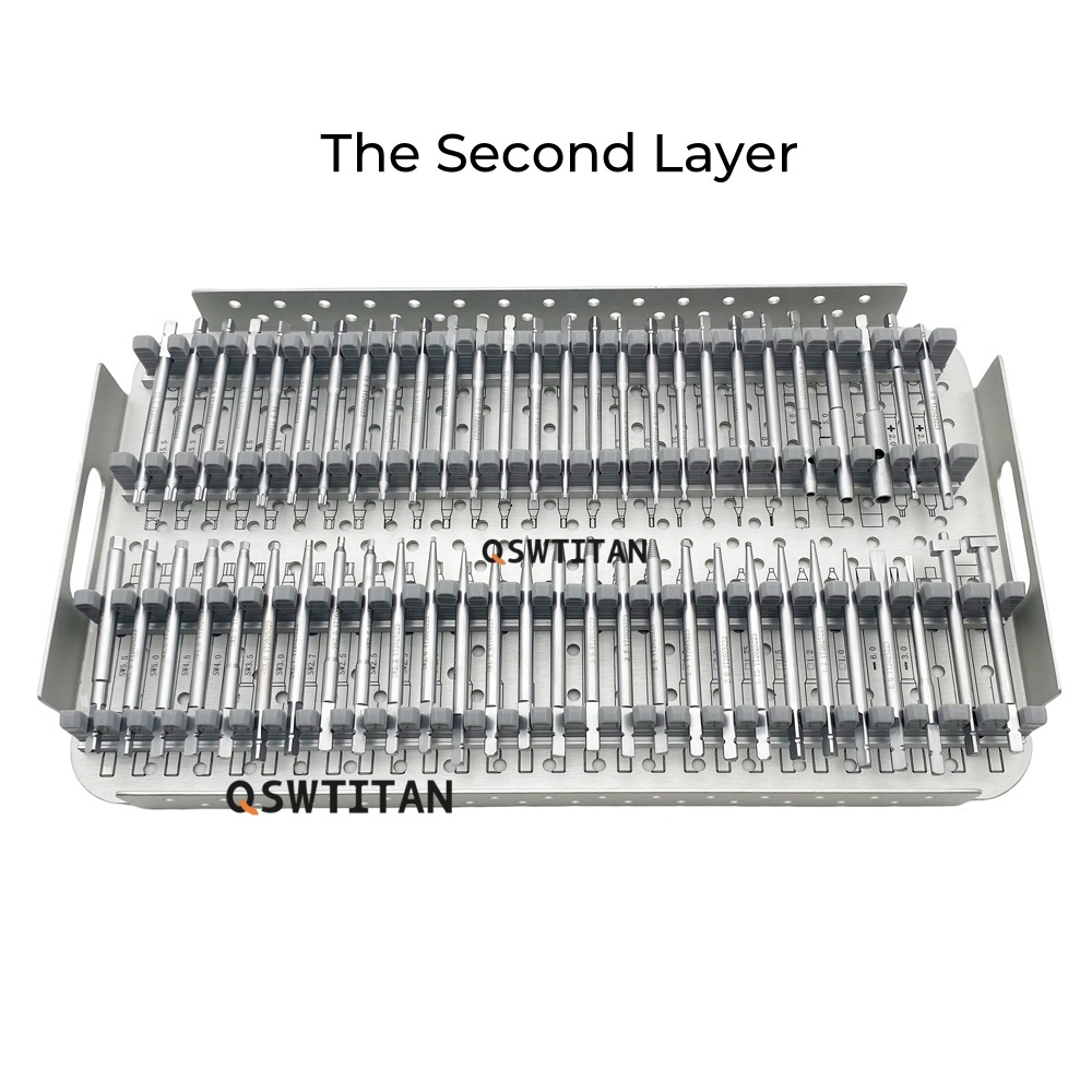 80pcs/set Orthopedic Broken Screw Removal Set Nail Removal Internal Fixation Orthopedics Surgery Instruments