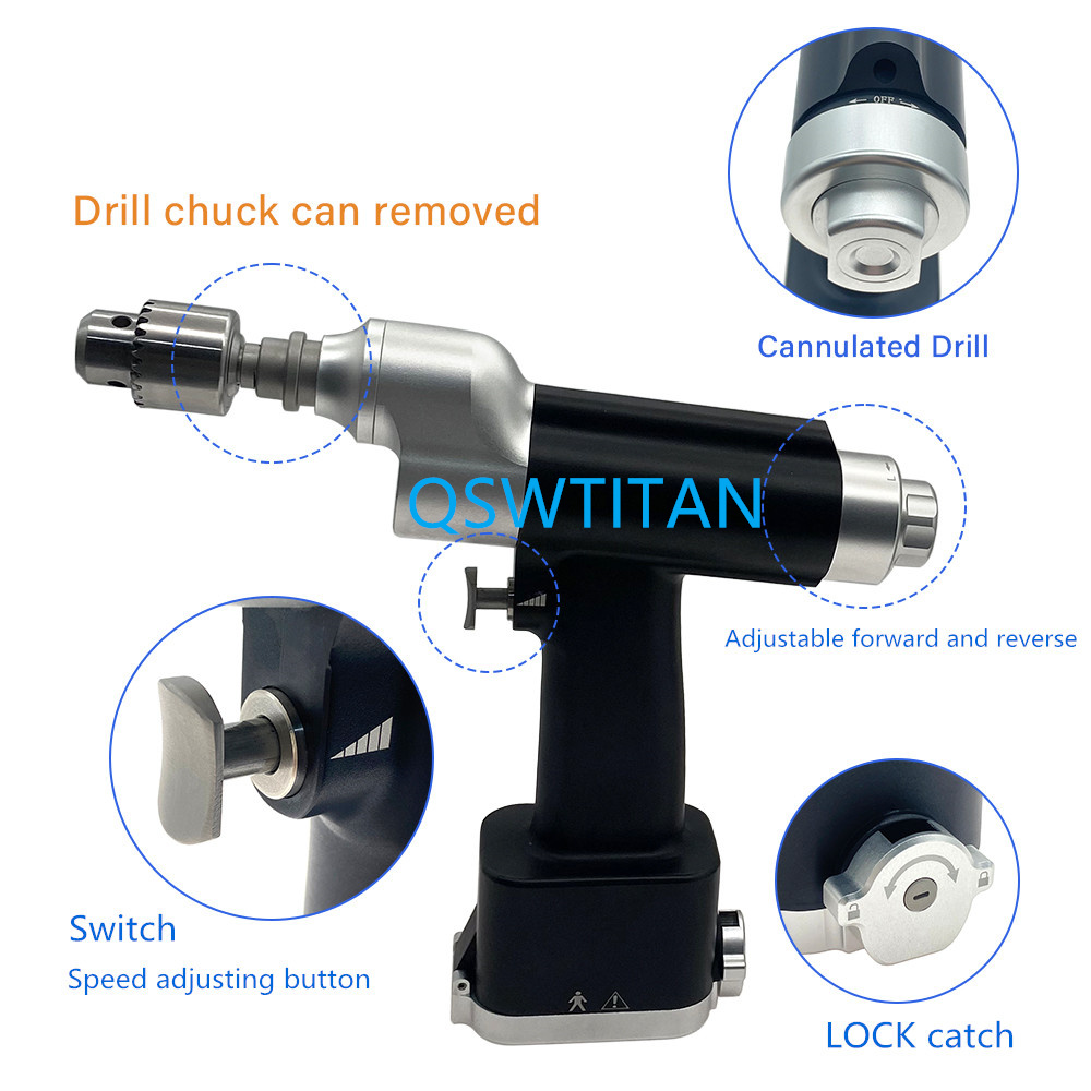 Electric Bone Drill Medical Cannulated Bone Drill Autoclavable Veterinary Orthopedic Surgical Instrument