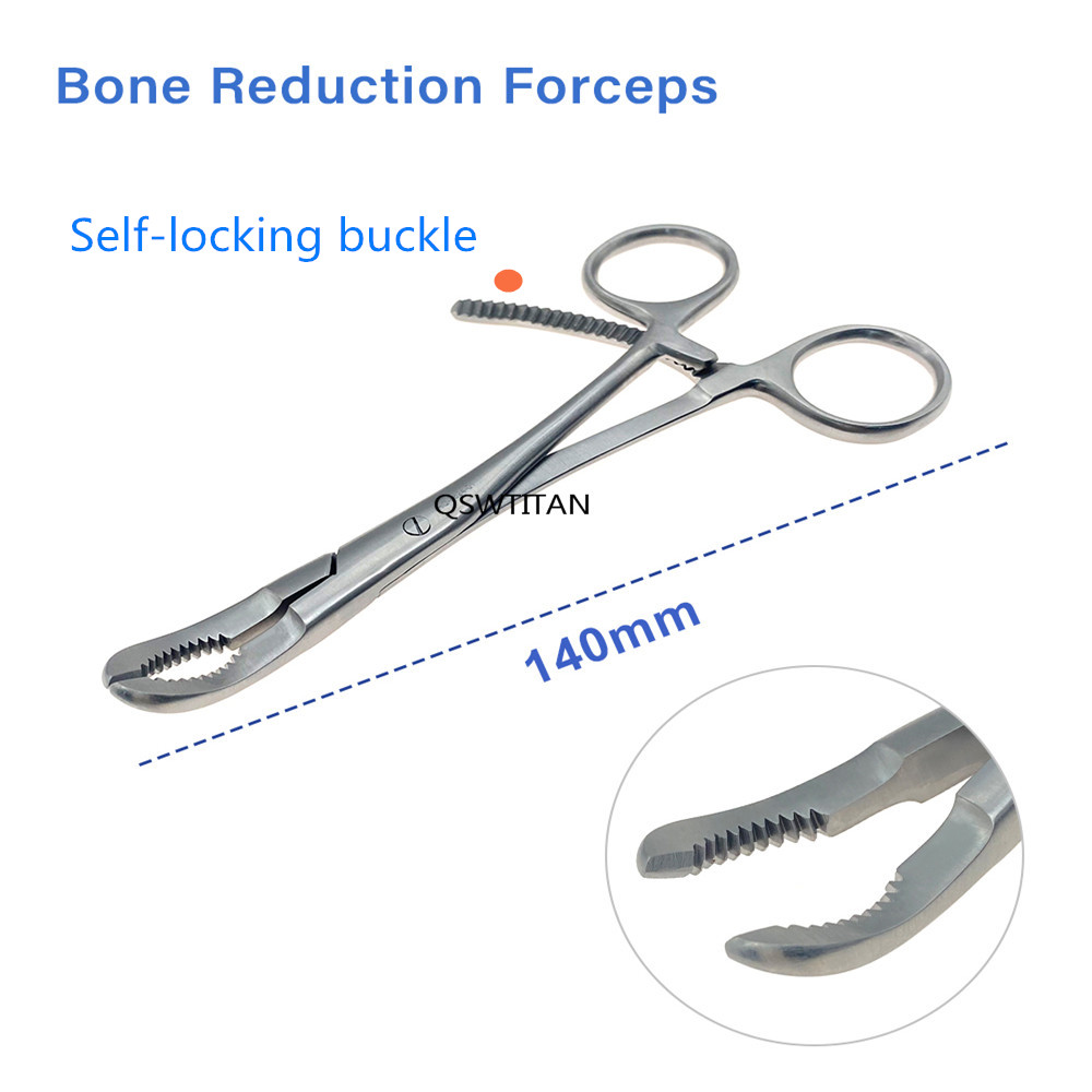 1pcs Toothed Phalanges Reduction Forceps Bone Holding Forceps Autoclavable Stainless Steel Orthopedics Surgical Instruments