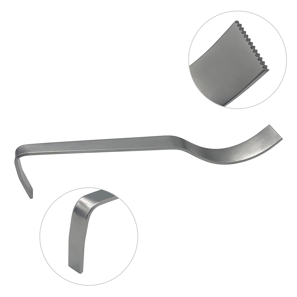 Stainless Steel Retractor S Retractor Appendix Retractor Big Belly Hook Deep Thyroid Hook Medical Instrument