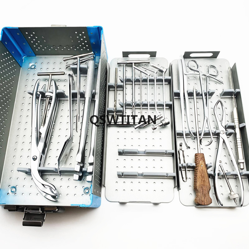 Lower Limb Instrument Kit Orthopedic Instruments Set Femoral Tibia Bone Nail Large Fragment Instrument Set