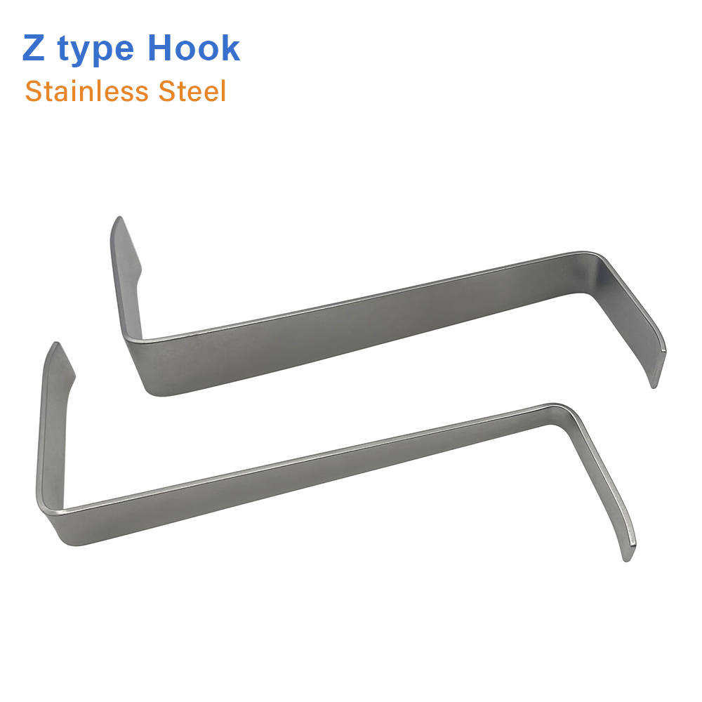 QSWTITAN Orthopaedic Double Z Retractor Deep Tissue Retractor Muscle Retractor Stainless Steel Orthopedic Surgical Instrument