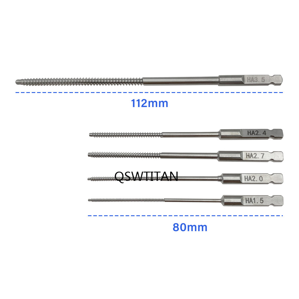 Orthopedic Screw Tapping AO Quick Coupling Stainless Steel Bone Tap Orthopedic Surgery Instrument Pet
