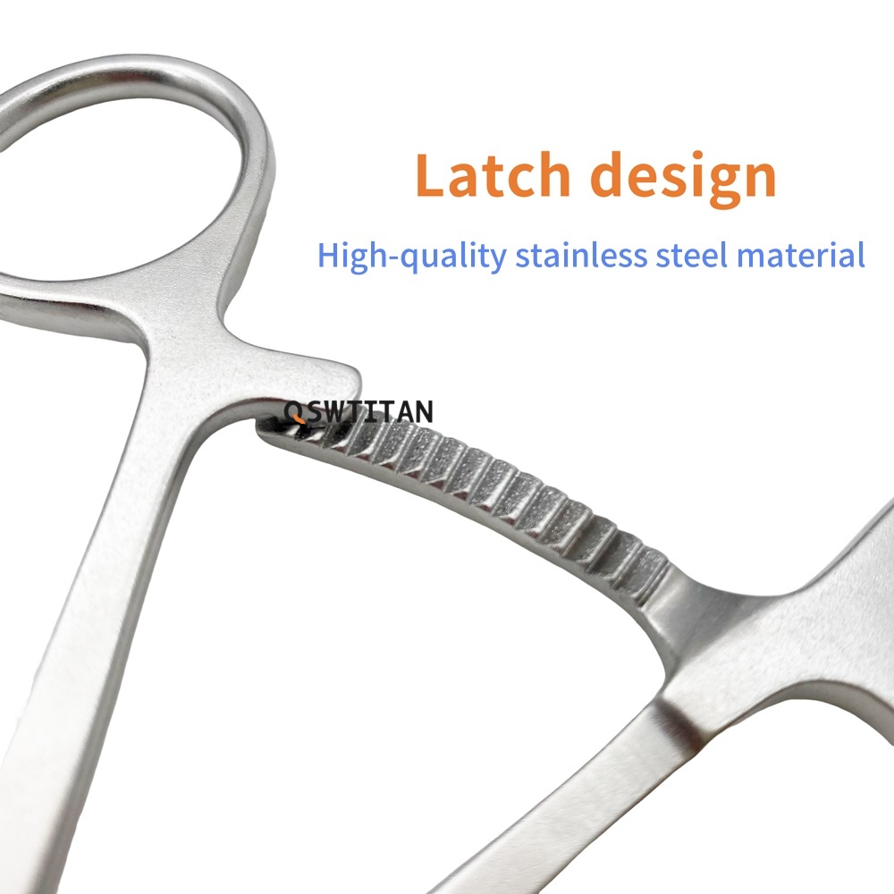 Pointed Bone Reduction Forceps Autoclavable Toothed Serrated Head Stainless Steel Veterinary Orthopedic Instrument