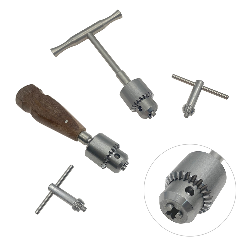 1PCS Bone Cannulated Hand Drill With Handle Multifunctional Stainless Steel Veterinary Orthopedic Instrument