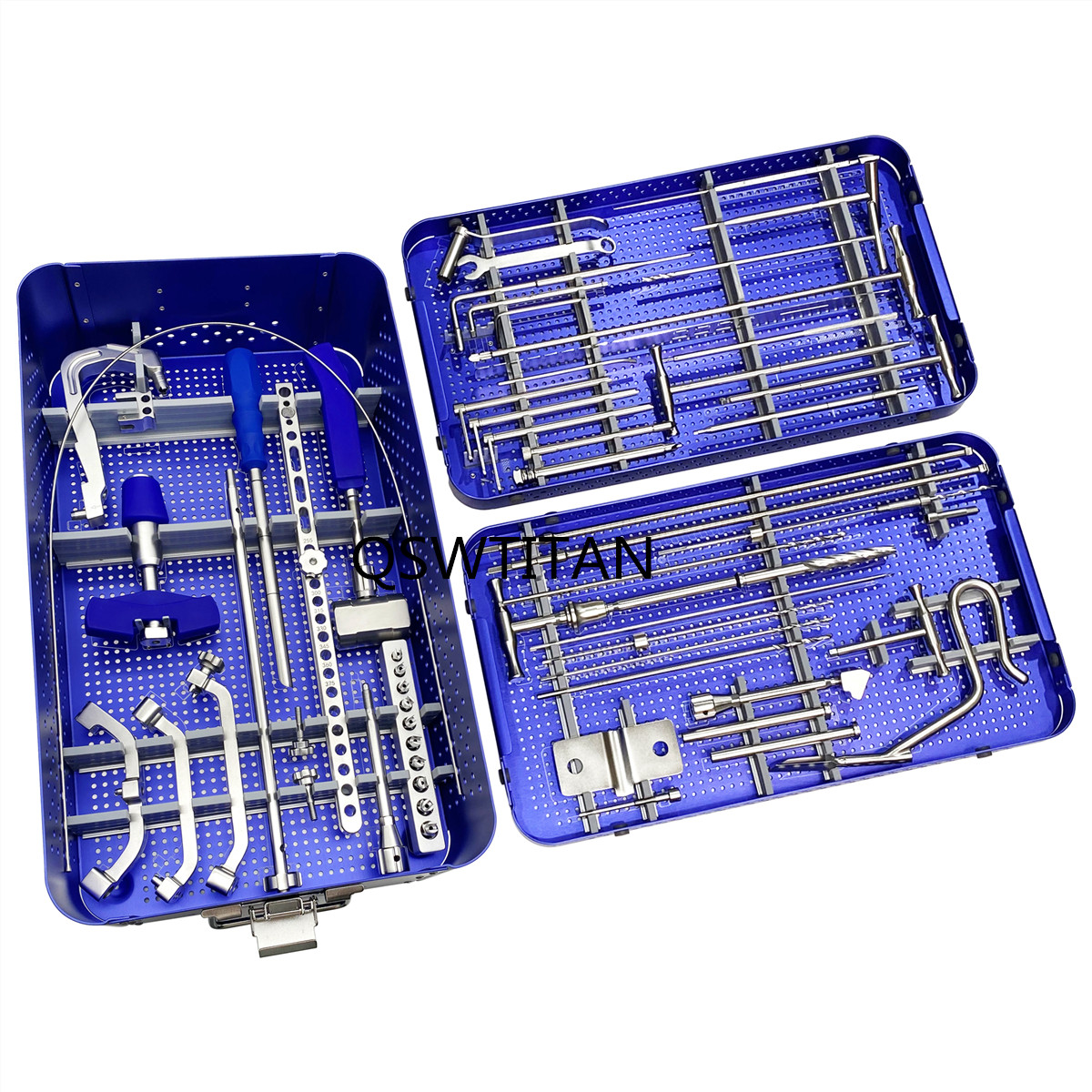 Stainless Steel Intramedullary Interlocking Nail Instrument Kit for Limb Surgery Orthopedic Tibial Nail Instrument Set
