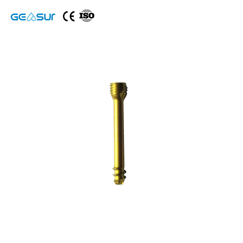Geasure CE ISO Certified Class III Titanium Alloy Countersunk Compression Cannulated Screw-Orthopedic Implant 1 Year Warranty