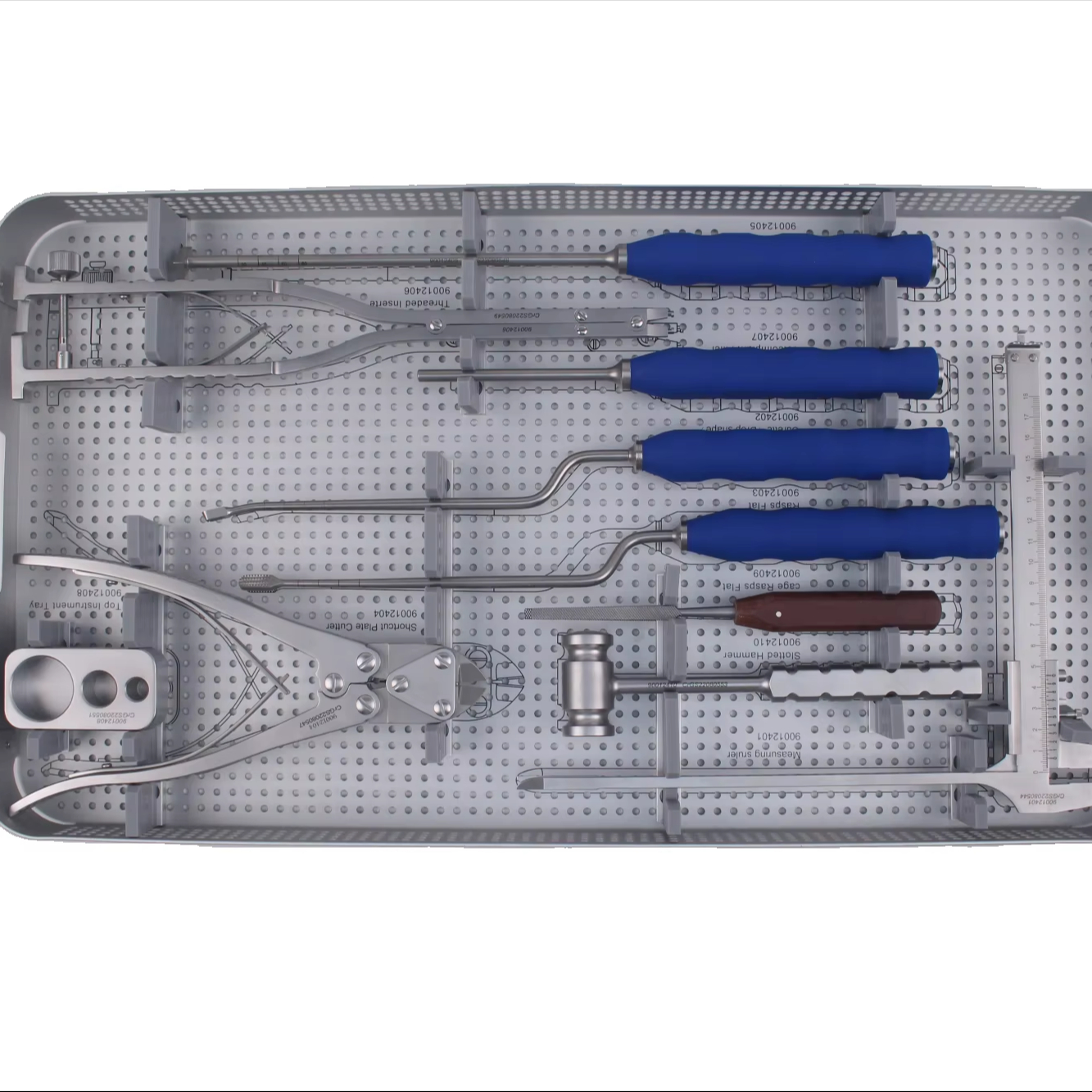 Geausre Titanium Mesh Cage Instrument Set Cervical Spine Implants for Interbody Fusion Bone Surgical Instruments