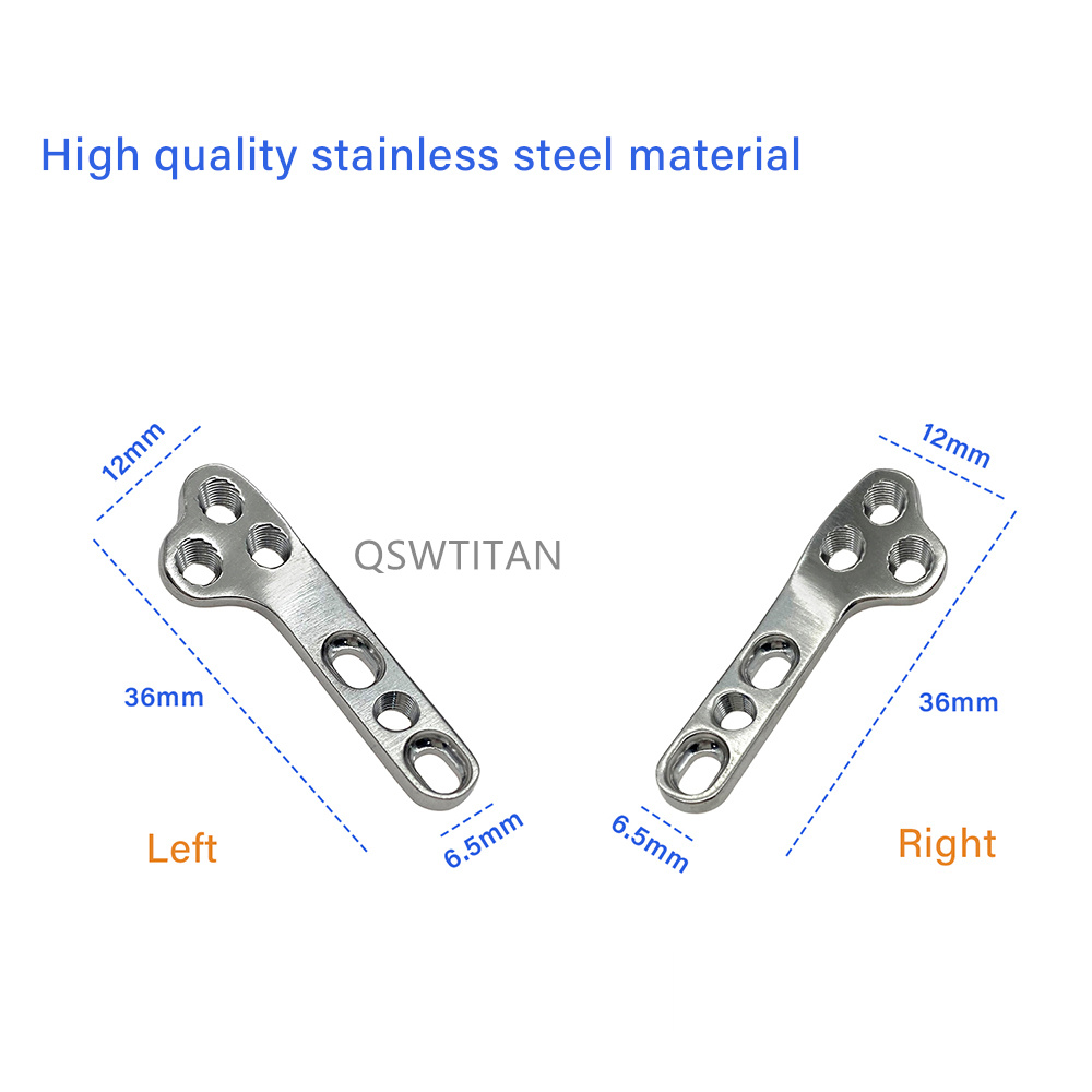 Stainless Steel TPLO Locking Plate 2.0 2.7 ALPS Veterinary Orthopedic Instruments