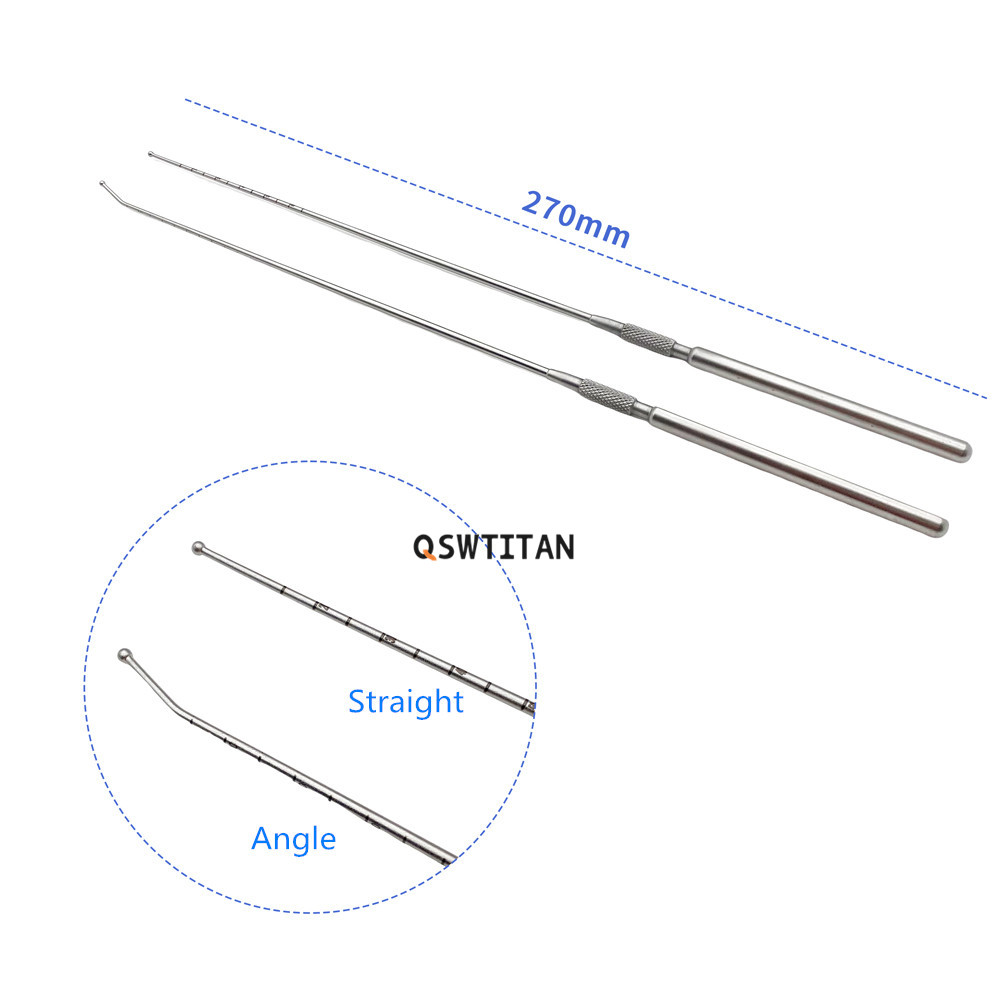 Autoclavable Spinal Nerve Probe Round Head Nerve Root Probe Stainless Steel Medical Orthopedic Instrument Pet