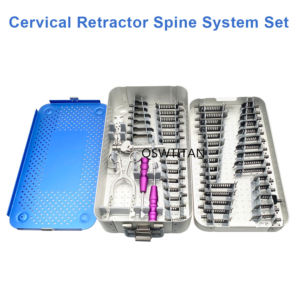Stainless Steel Cervical Retractor System Spinal Retractor Medical Spinal Surgery Instruments Orthopedic Set