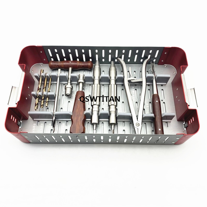 Stainless Steel Screw Removal Instrument Set for Facture Surgery Broken Screw Removal Orthopedic Surgical Instruments